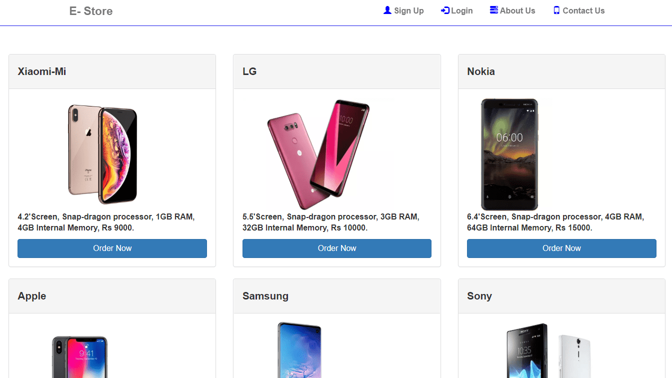 Ecommerce Store