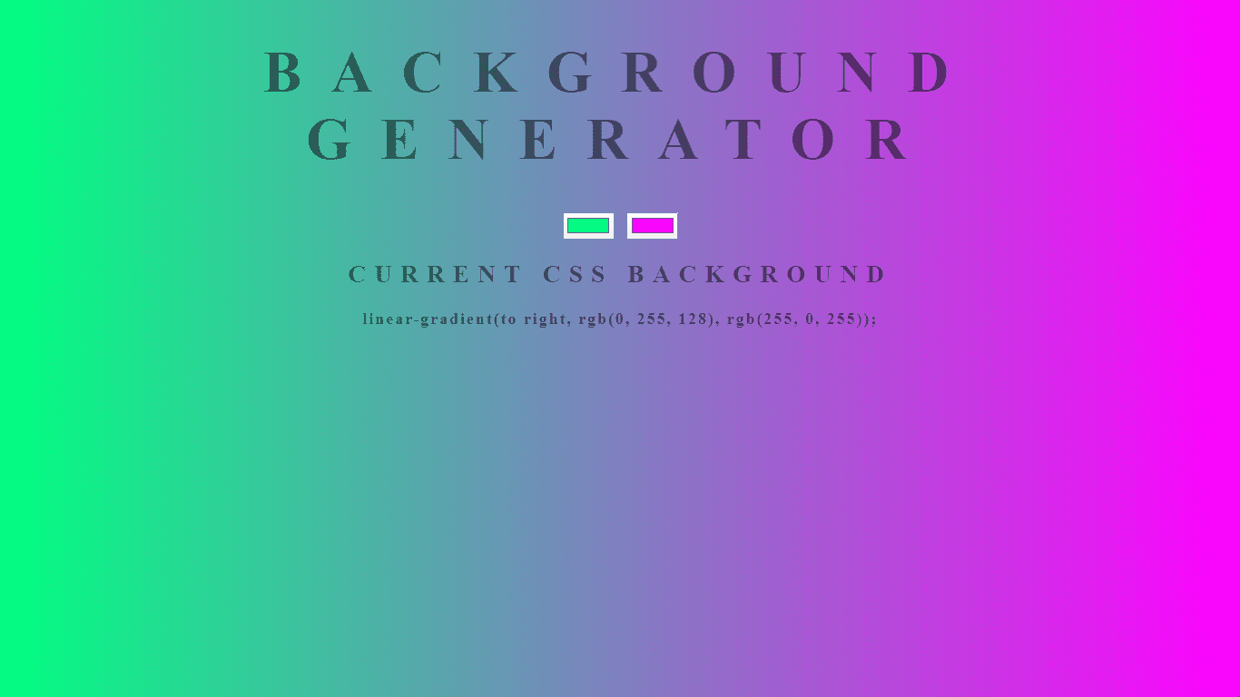 Background Generator